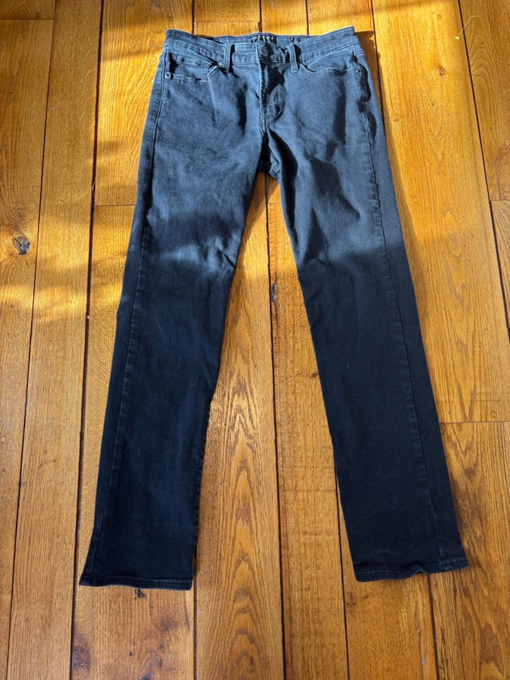 Lucky Brand Black Skinny Jeans Size 8 29R Classic Stretch Mid Rise Denim